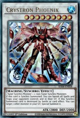 Crystron Phoenix - RA04-EN058 - Ultimate Rare - 1st Edition